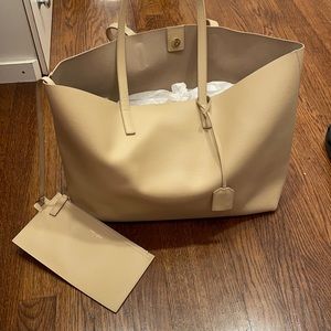 COPY - Saint Laurent Large Leather Tote Bag